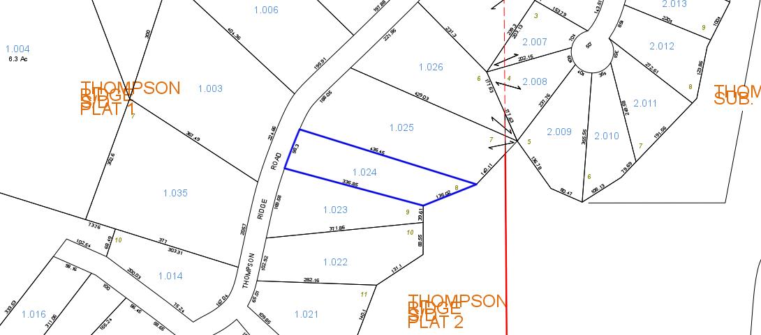 Lot 8 Thompson Ridge Road, Alexander City, AL 35010 