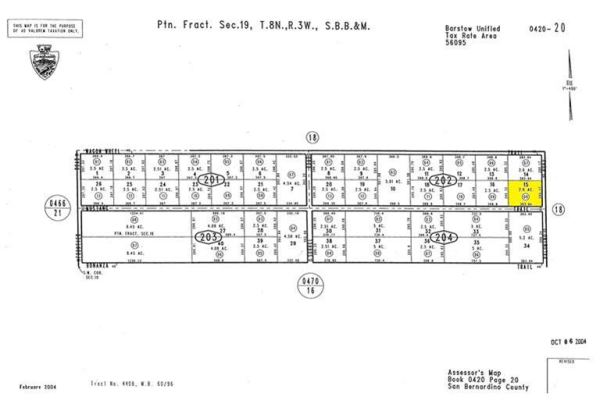 Mustang Trail, APN 0420-202-08, Helendale, CA 92342 